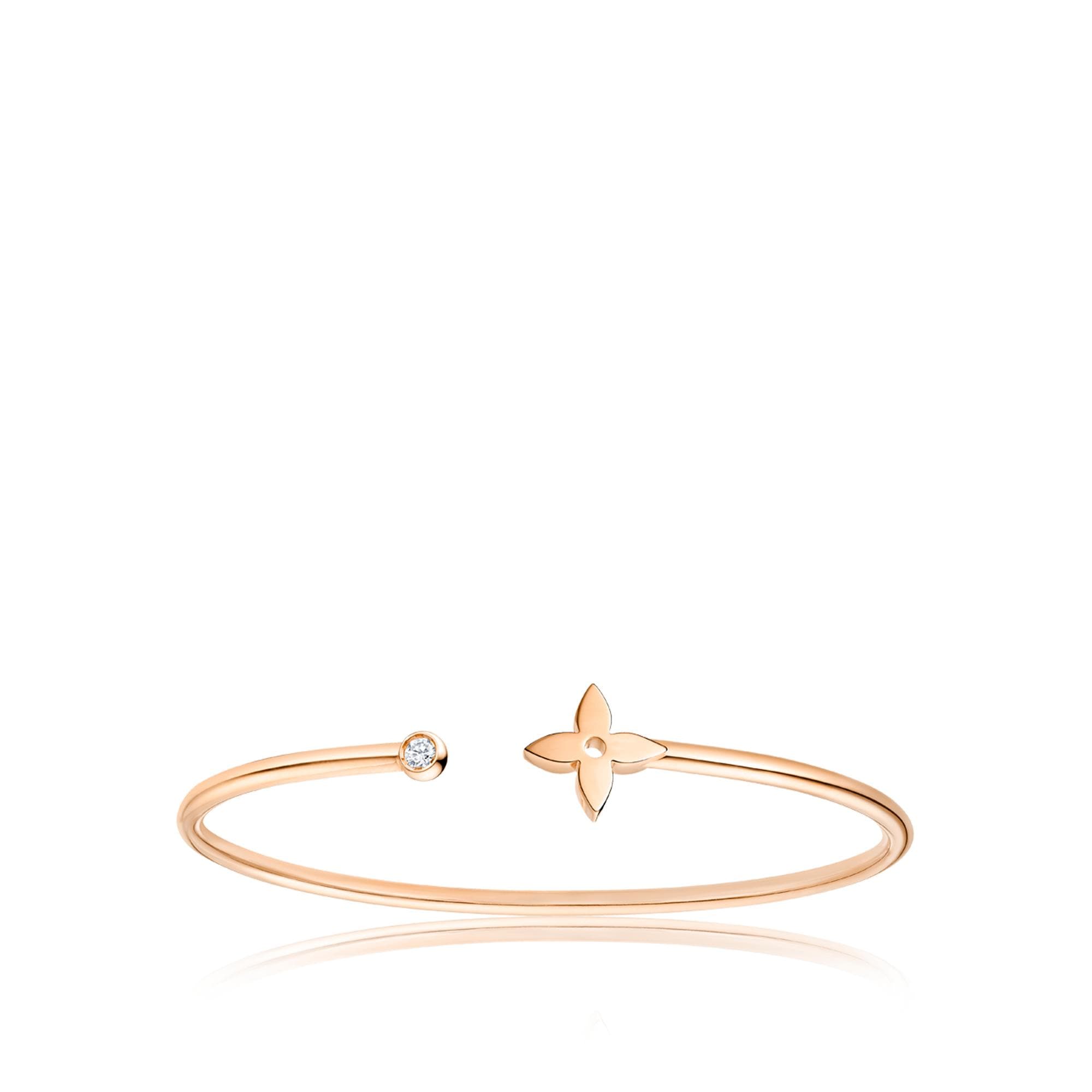 Idylle Blossom Twist Bracelet, Pink Gold - Jewelry - Categories